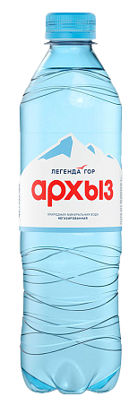 Вода питьевая Легенда Гор Архыз 0,5 литра негазированная (ПЭТ)