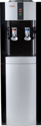 AEL Кулер напольный AEL LС-AEL-47b с холодильником черно-серебристый