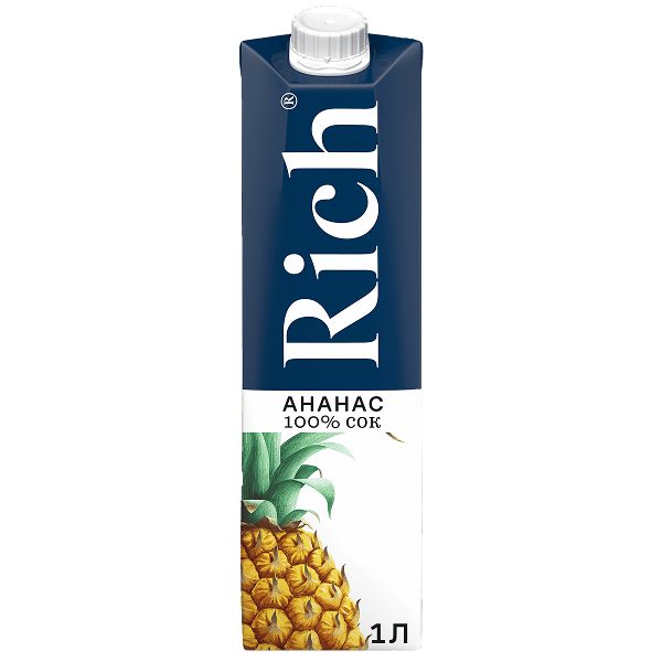 Сок Rich ананас 1 литр