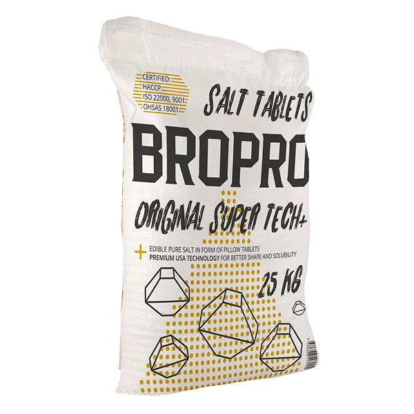 Соль пищевая таблетированная BroPro 25 кг