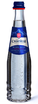 Вода питьевая природная СRISTELLE 0,33 л, газ, (стекло)