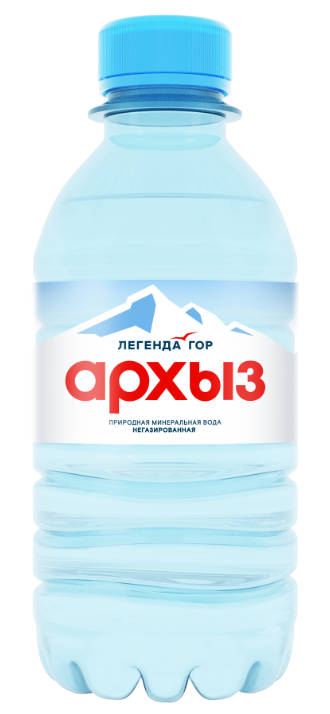 Вода Легенда Гор Архыз 0,25 литра, негаз, пэт