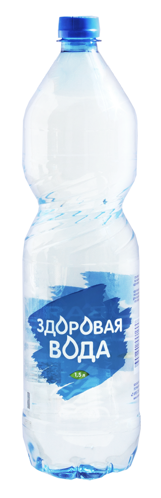 Вода питьевая Здоровая Вода 1.5 литра (ПЭТ)