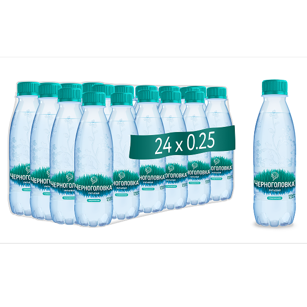 Вода Черноголовка 0.25 литра негазированная (ПЭТ)