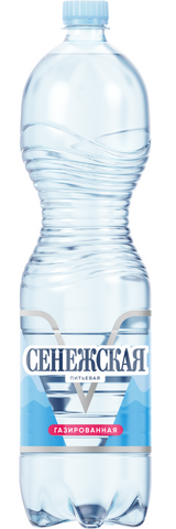 Вода Сенежская 1.5 литра газированная (ПЭТ)