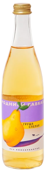 Напиток Родники Кавказа Груша 0.5 л газированный в стекле