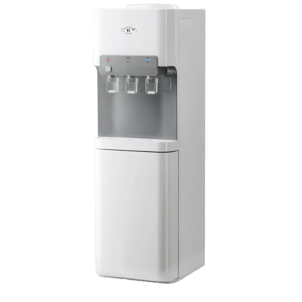 Кулер напольный Vatten V11WKB (Ваттен) компрессорный, белый с серебром, с холодильником