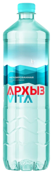 Вода Архыз 1 литр негазированная (ПЭТ)