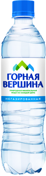 Вода Горная вершина 0.5 литра негазированная (ПЭТ)