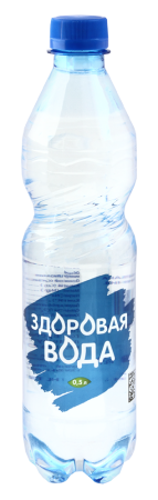 Вода питьевая Здоровая Вода 0.5 литра (ПЭТ)
