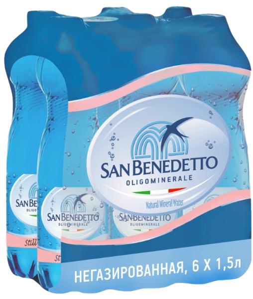 Вода San Benedetto (Сан Бенедетто) 1.5 литра негазированная