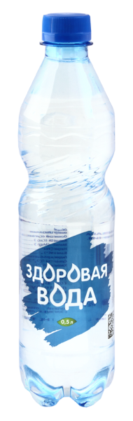 Вода питьевая Здоровая Вода 0.5 литра (ПЭТ)