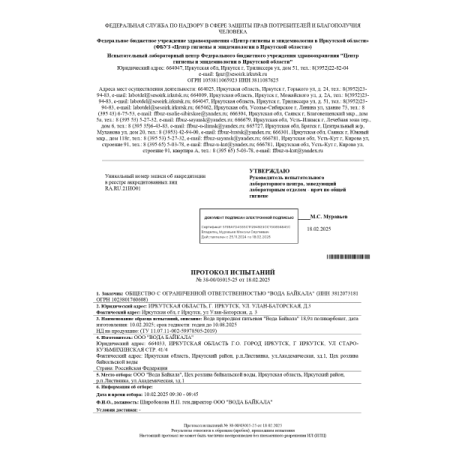 Вода Зеркало Мира 19 литров