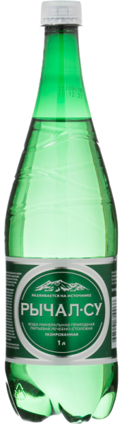 Вода Рычал-Су 1 литр газированная (ПЭТ)