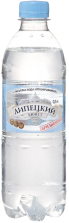 Вода Липецкий Бювет 0.5 литра негазированная (ПЭТ)