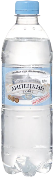 Вода Липецкий Бювет 0.5 литра негазированная (ПЭТ)