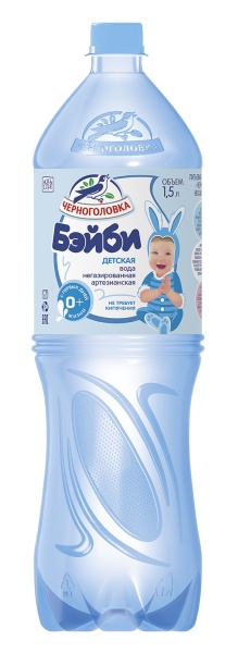 Вода Черноголовка Бэйби 1.5 литра негазированная (ПЭТ)