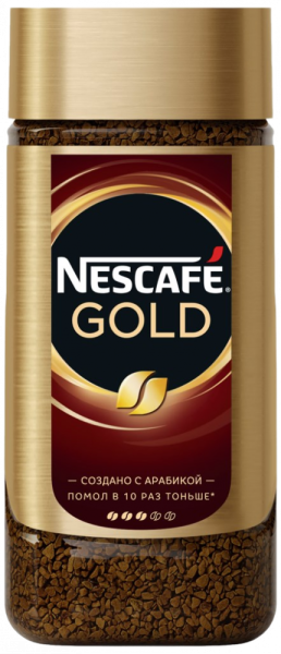 Кофе растворимый кристалл Nescafe Gold 190 г