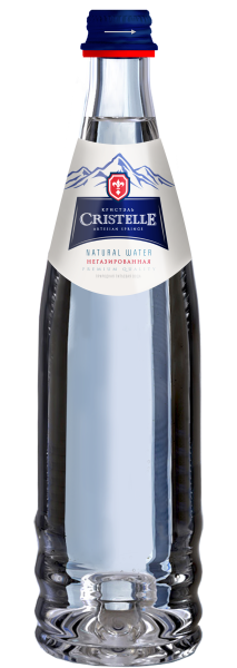 Вода Cristelle 0.75 литров негазированная (стекло)