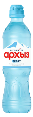 Вода питьевая Легенда Гор Архыз 0.75л крышка спорт, негазированная (ПЭТ)