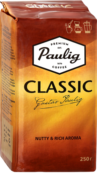 Кофе молотый Paulig Classic 250 г