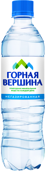 Вода Горная вершина 0.5 литра негазированная (ПЭТ)