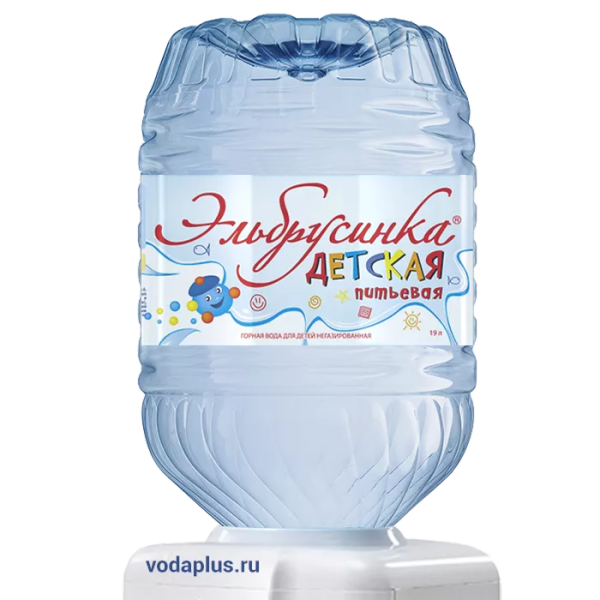 Вода Эльбрусинка в одноразовой таре 19 литров