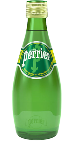 Вода Perrier (Перье) 0.33 литра газированная (стекло)