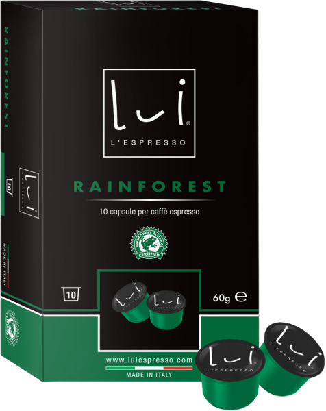 Кофе в капсулах Lui L'espresso Rain Forest 60 г