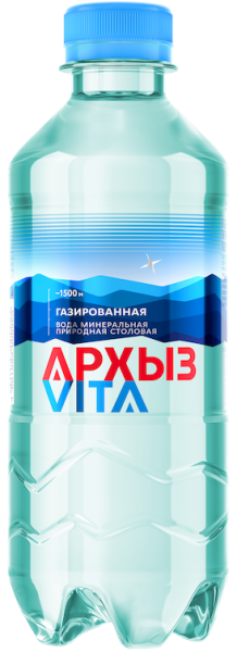 Вода Архыз 0.33 литра газированная (ПЭТ)