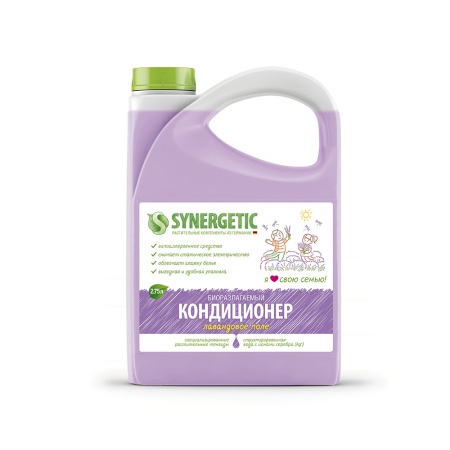 Кондиционер для белья  Synergetic Лавандовое поле 2,75 л.