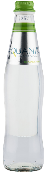 Вода Акваника 0.35 литра негазированная (стекло)