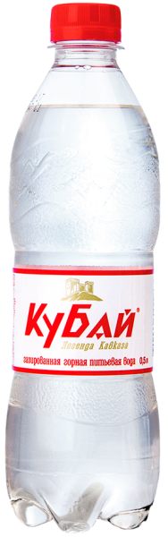 Вода Кубай 0.5 литра газированная (ПЭТ)