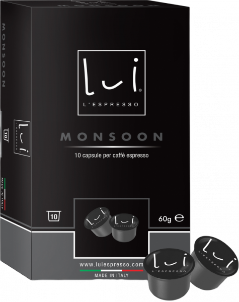 Кофе в капсулах Lui L'espresso Monsoon 60 г