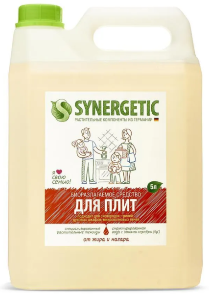 Средство для кухонных плит Synergetic 5л.