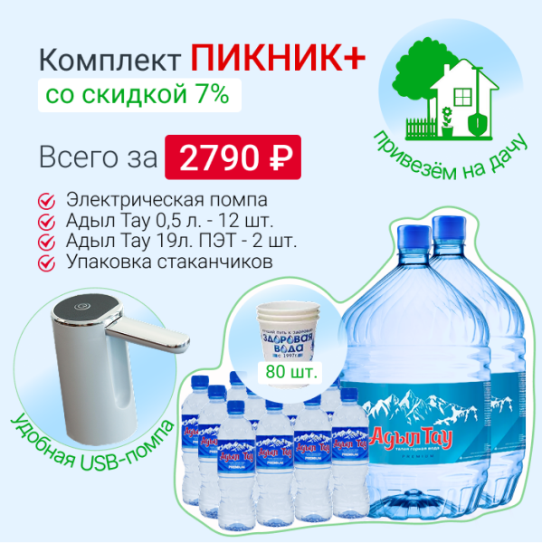 Комплект "ПИКНИК +" со скидкой 7%