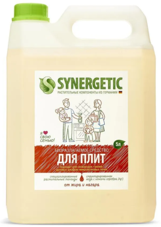 Средство для кухонных плит Synergetic 5 л.