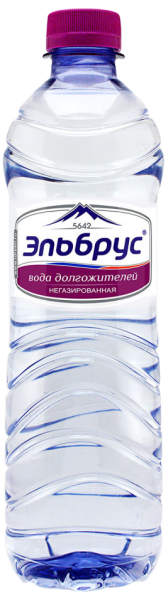 Вода Эльбрус 0.5л негазированная ПЭТ (12шт/уп)