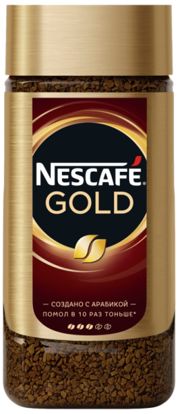 Кофе растворимый Nescafe Gold (Нескафе Голд) стекло кристалл 190 г