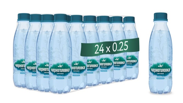 Вода Черноголовка 0.25 литра негазированная (ПЭТ)