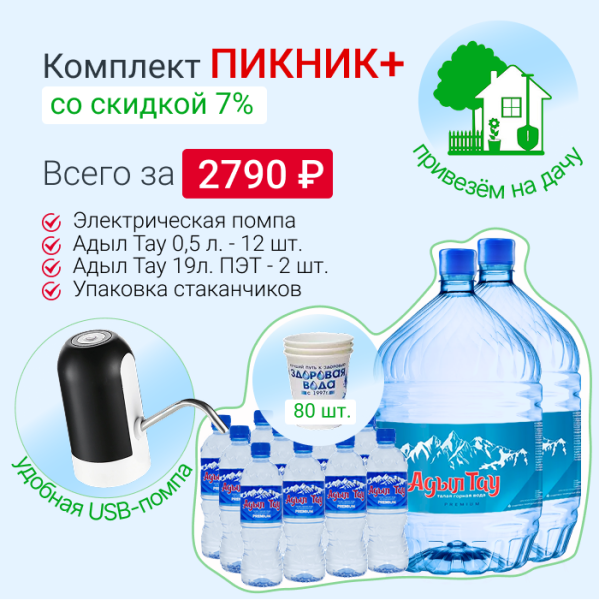 Комплект "ПИКНИК +" со скидкой 7%