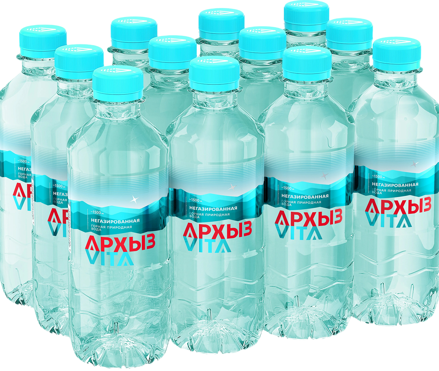 Вода Архыз 0.33 литра газированная (ПЭТ)