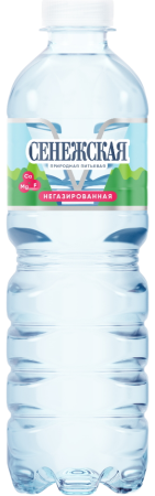 Вода Сенежская 0.5 литра негазированная (ПЭТ)