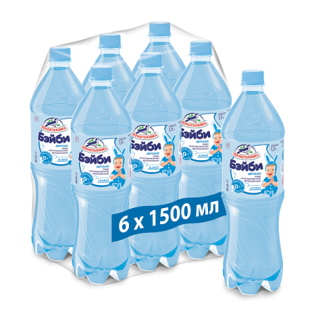 Вода Черноголовка Бэйби 1.5 литра негазированная (ПЭТ)