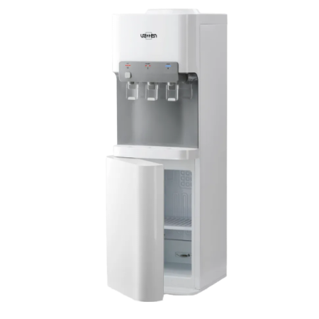 Кулер напольный Vatten V11WKB (Ваттен) компрессорный, белый с серебром, с холодильником