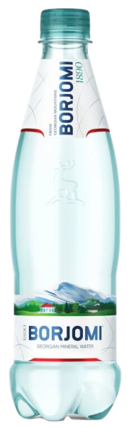Вода Borjomi (Боржоми) 0.5 литра газированная (ПЭТ)