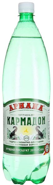 Вода Кармадон 1.5 литра газированная (ПЭТ)