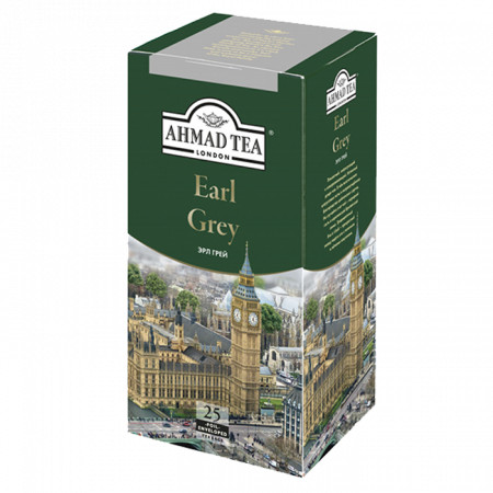 Чай Ahmad Earl Grey черный с бергамотом 25 п