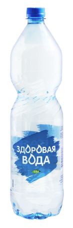 Вода питьевая Здоровая Вода 1.5 литра (ПЭТ)