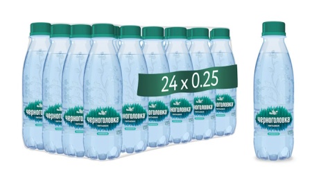 Вода Черноголовка 0.25 литра газированная (ПЭТ)